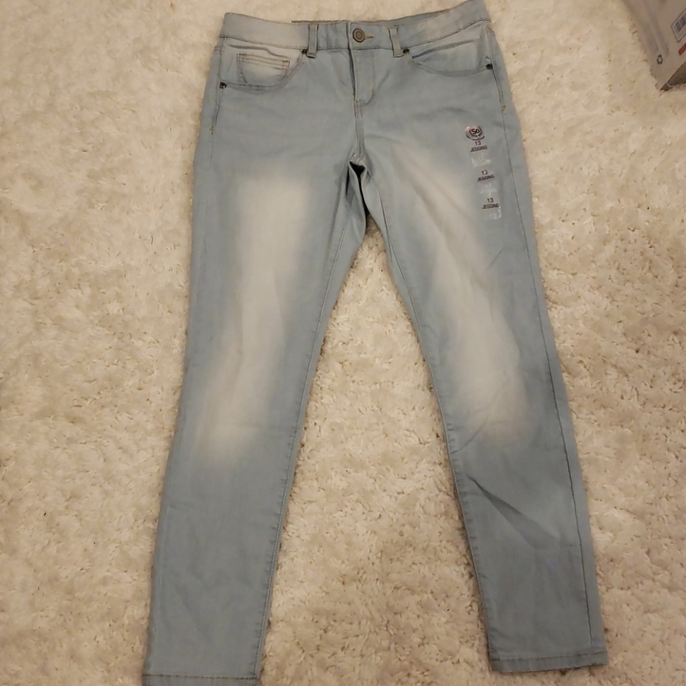 White wash jeggings